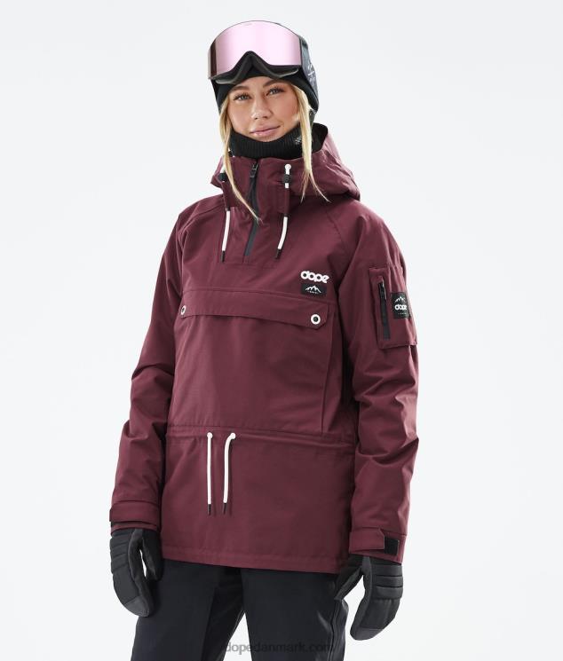 Kvinder Dope annok w 2021 snowboardjakke 620LX586 bordeaux