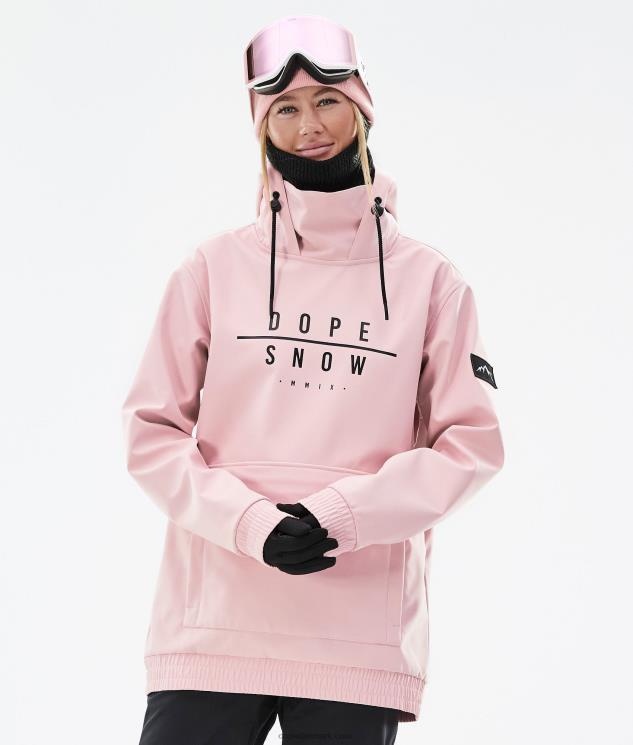 Kvinder Dope wylie w snowboardjakke 620LX604 ds blød pink