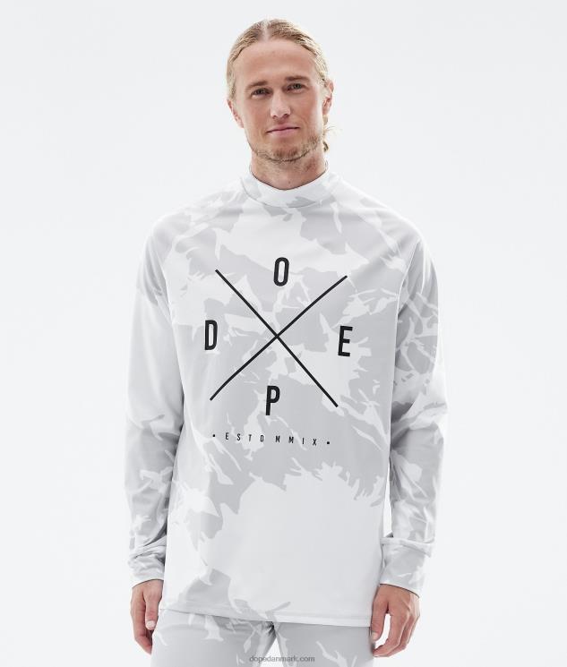 Mænd Dope snuggle base lag top 620LX263 2x-up grå camo