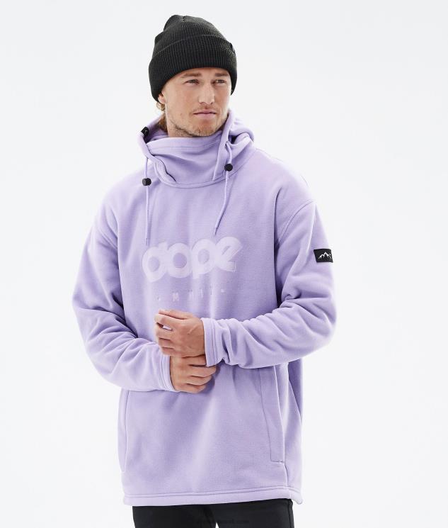 Mænd Dope hyggelig ii fleece hættetrøje 620LX309 falmet violet