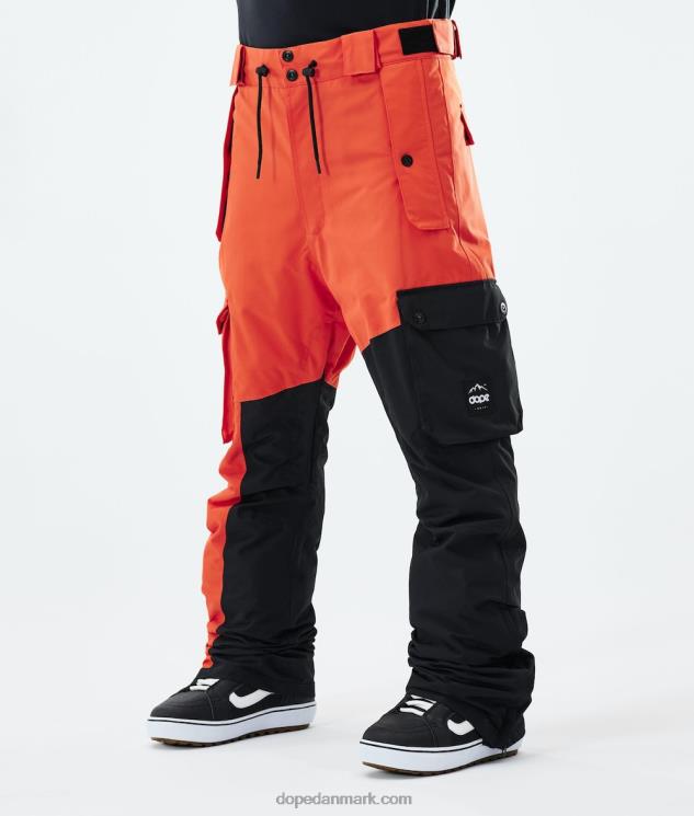 Mænd Dope dygtige 2021 snowboardbukser 620LX218 orange/sort