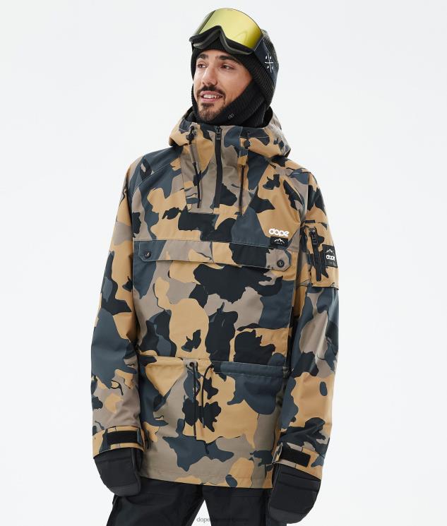 Mænd Dope annok snowboard jakke 620LX31 valnød camo