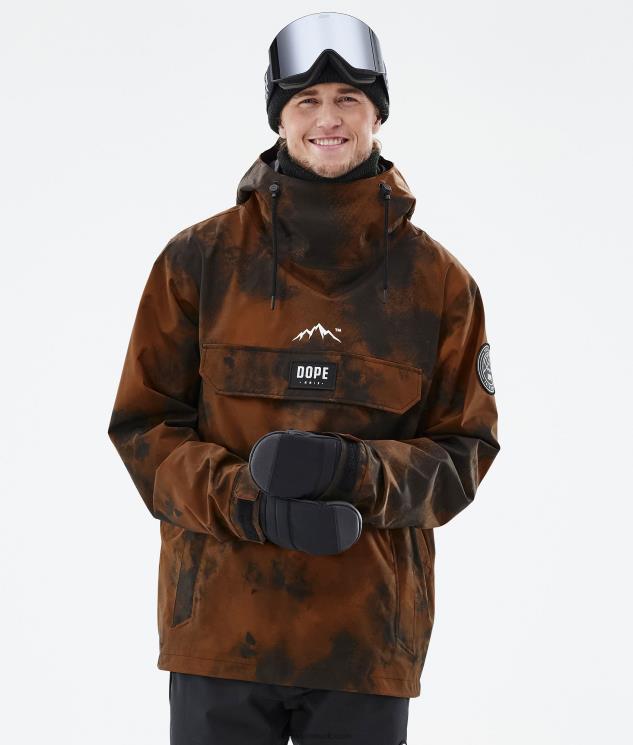 Mænd Dope blizzard snowboardjakke 620LX112 plette orange