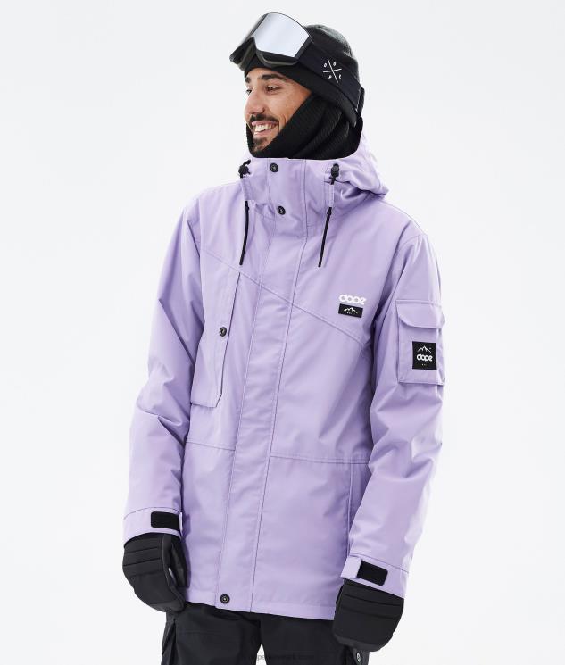 Mænd Dope dygtig snowboardjakke 620LX64 falmet violet