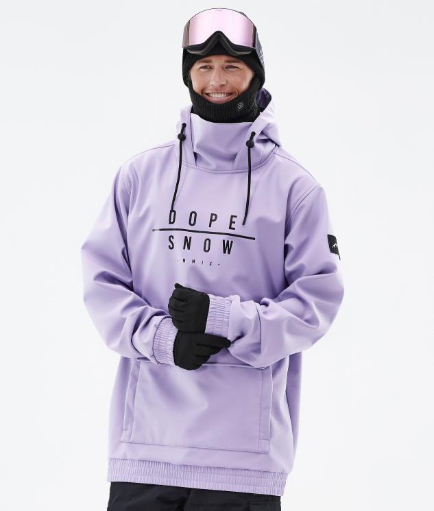 Mænd Dope wylie snowboard jakke 620LX24 ds falmet violet