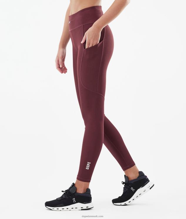 Kvinder Dope højteknologiske leggings 620LX786 bordeaux