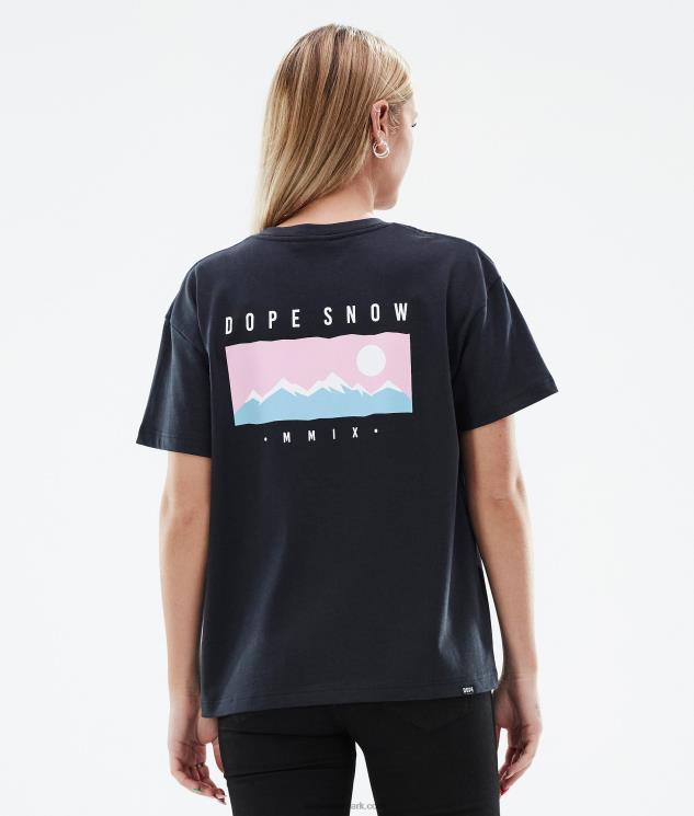 Kvinder Dope standard m t-shirt 620LX900 række sort