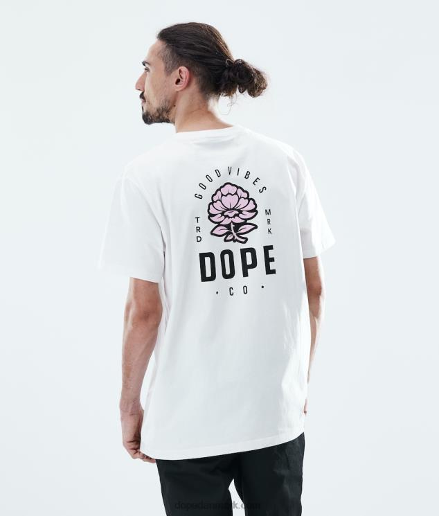 Mænd Dope daglig t-shirt 620LX357 rose hvid