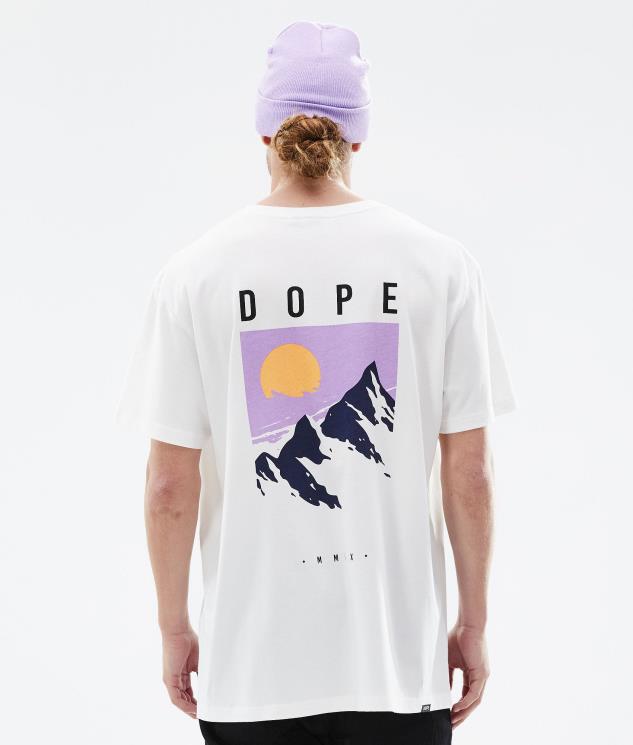 Mænd Dope standard t-shirt 620LX353 top hvid